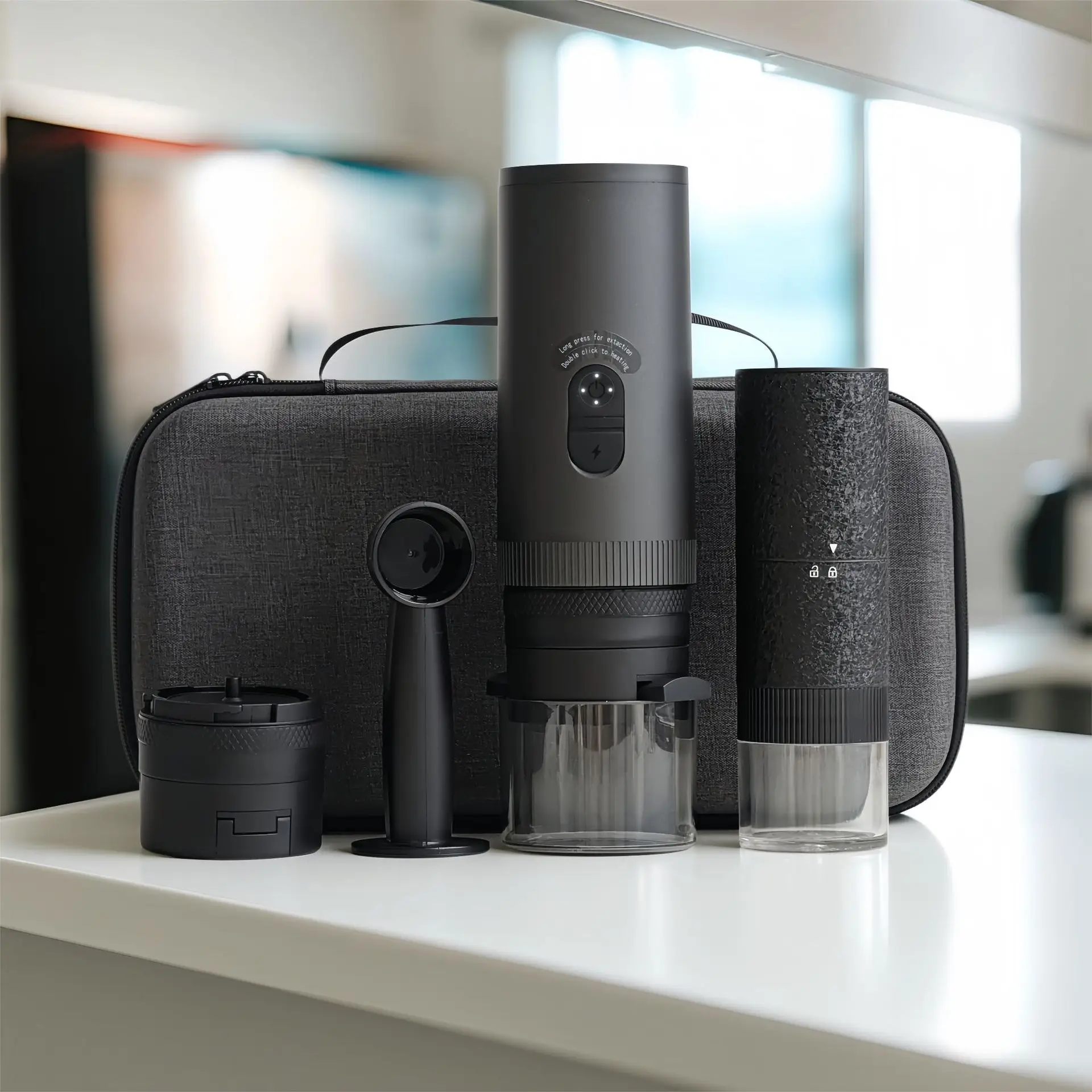 Portable Rechargeable Espresso Capsule Coffee Machine 520,SHIMAOTONG11,Portable Espresso Capsule Coffee Machine 520 for Home and Outdoor